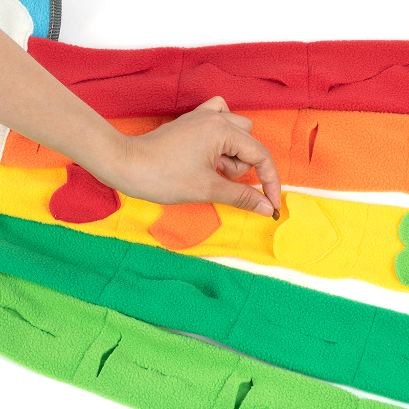 The Ultimate Rainbow Puzzle Mat for Stress-Free Pet Play