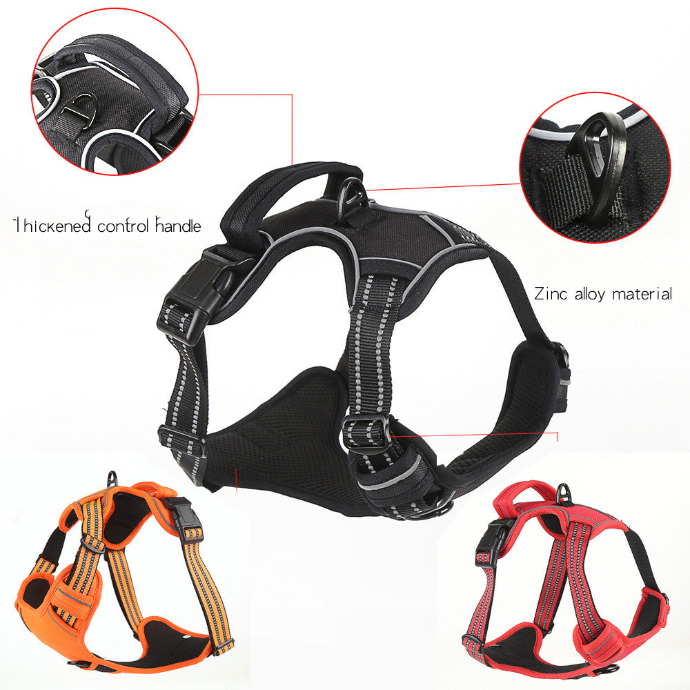 Adventure Ready: The No-Pull Breathable Reflective Dog Harness