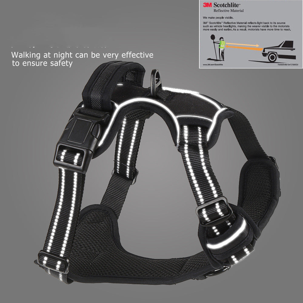 Adventure Ready: The No-Pull Breathable Reflective Dog Harness