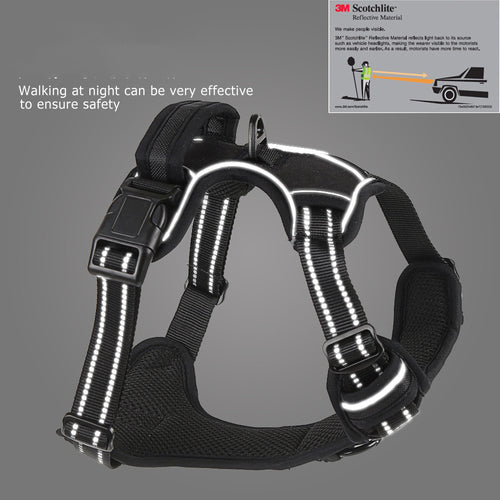 Adventure Ready: The No-Pull Breathable Reflective Dog Harness