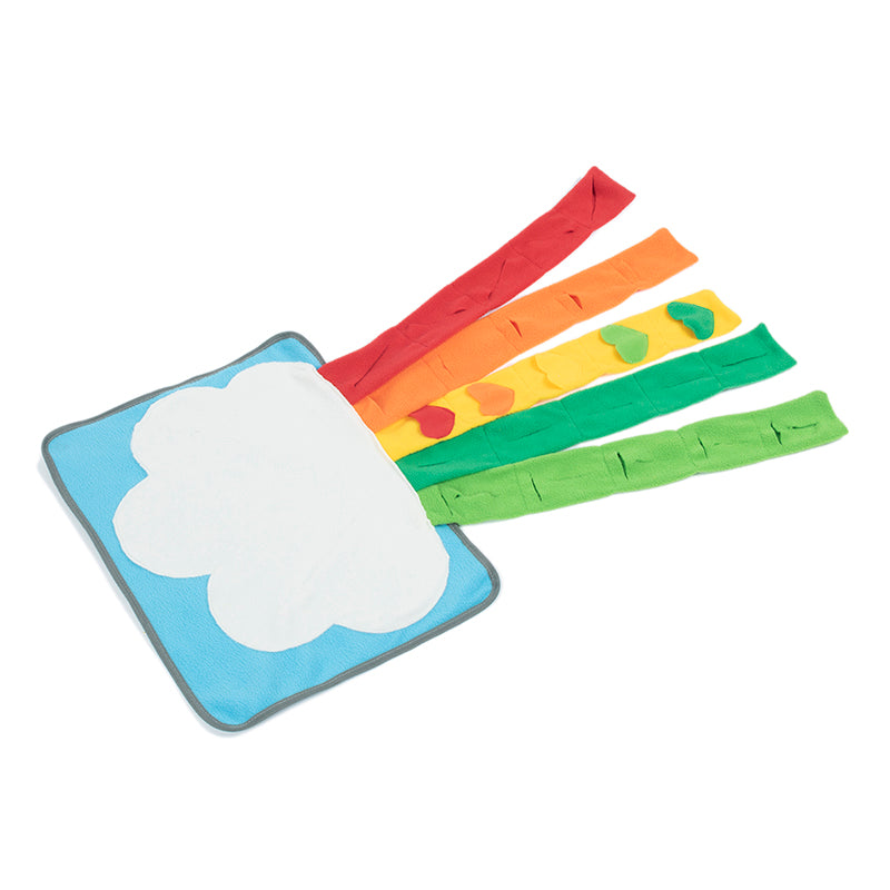 The Ultimate Rainbow Puzzle Mat for Stress-Free Pet Play