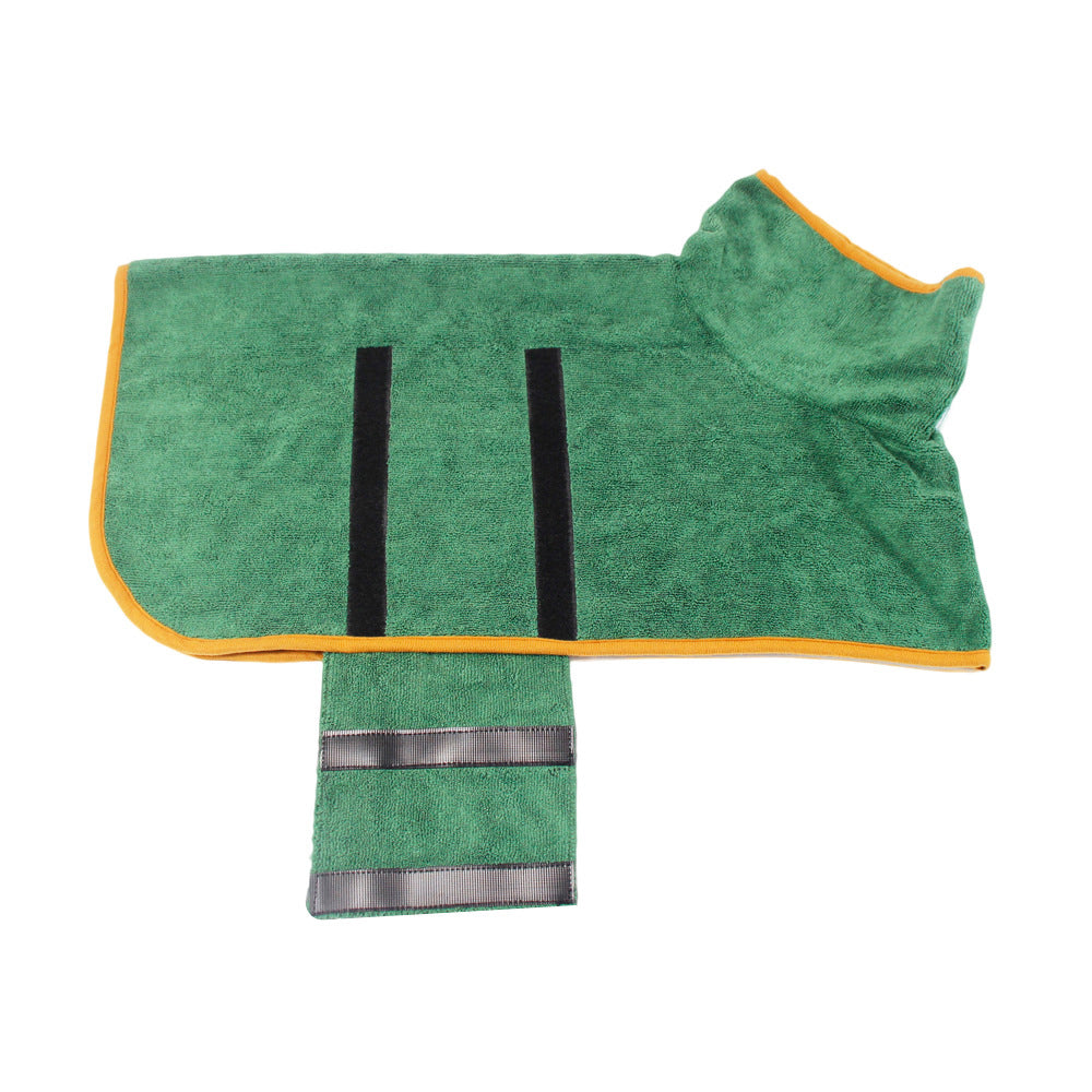 Snuggle Dry: The Ultra-Absorbent Microfiber Pet Bathrobe